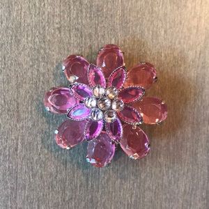NWOT Pink Flower brooches